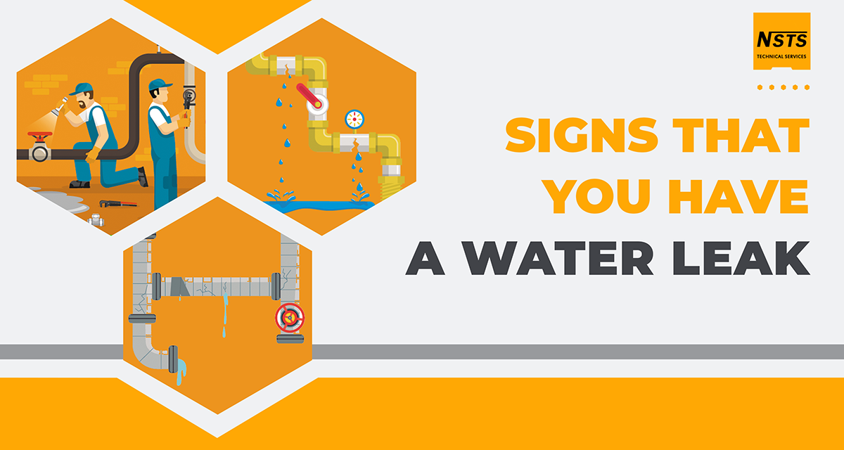 signs of water leak